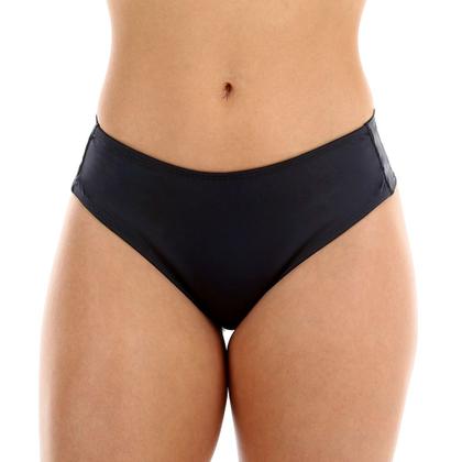Imagem de Calcinha de biquíni avulsa sunkini levanta bumbum fio duplo lateral larga cintura alta tecido duplo
