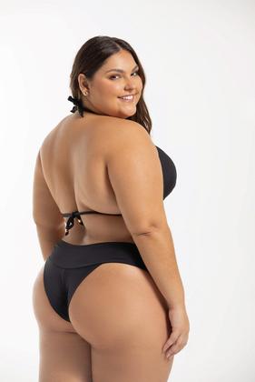 Imagem de Calcinha de Biquíni de Cós Fio Duplo Lisa 