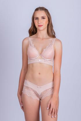 Imagem de Calcinha de Renda e Sutiã de Renda e Bojo - Stella Bernardi