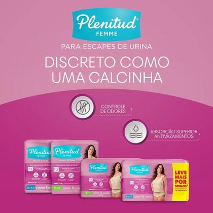 Imagem de Calcinha Descartável Pós Parto com 32 Plenitud Femme Active Plus