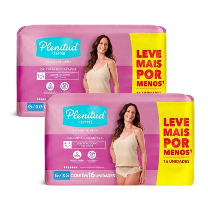 Imagem de Calcinha Descartável Pós Parto com 32 Plenitud Femme Active Plus