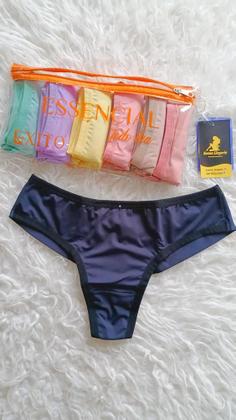 Imagem de Calcinha essencial semi fio em microfibra, vem 7 calcinhas no tamanho (G), e acompanha uma nessescer