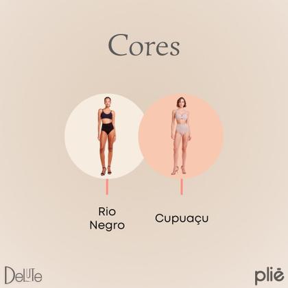 Imagem de Calcinha Fio Dental Abdominal Modeladora Plié Reduz Medidas com Mini Barbatanas Cintura Alta