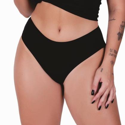 Imagem de Calcinha Fio Dental Dupla Larga na Lateral Feminina Clamar em Cotton - 3462