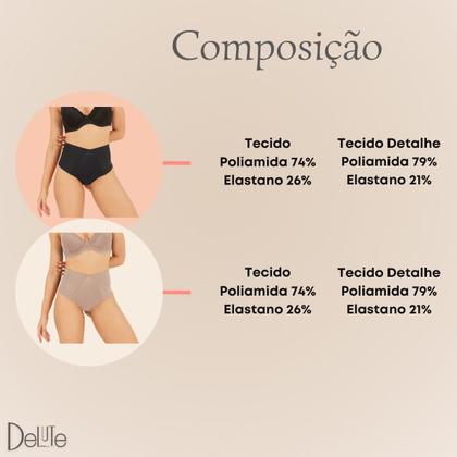 Imagem de Calcinha Fio Dental Duplo Cintura Alta Efeito Invisível Fit Modeladora Confortável Nayane Rodrigues