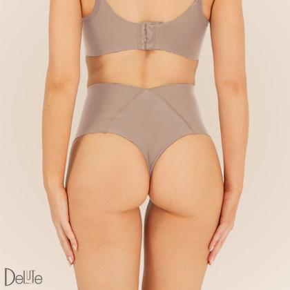 Imagem de Calcinha Fio Dental Duplo Cintura Alta Efeito Invisível Fit Modeladora Confortável Nayane Rodrigues