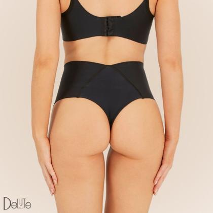 Imagem de Calcinha Fio Dental Duplo Cintura Alta Efeito Invisível Fit Modeladora Confortável Nayane Rodrigues