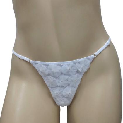 Imagem de Calcinha Fio Dental  Íntima Delas Tanga Flor