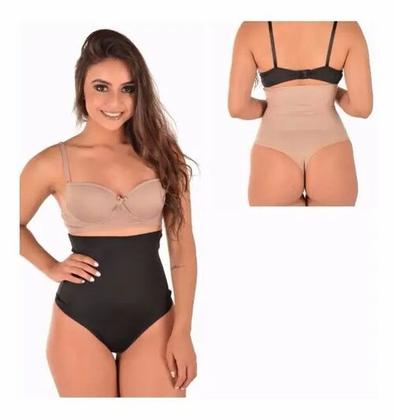 Imagem de Calcinha Fio Dental Lingerie Modeladora Poliamida