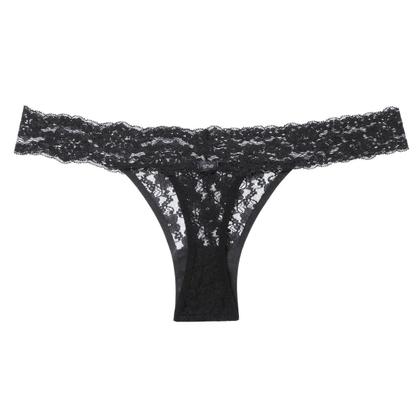 Imagem de Calcinha Fio Dental Renda Sweetie Preto She