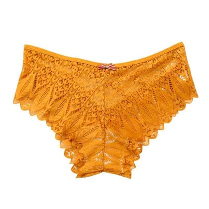 Imagem de Calcinha G String De Renda De Cintura Baixa Para Mulheres Lingerie Transparente Com Recortes Em