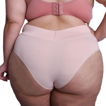 Imagem de Calcinha Gestante Plus Size Conforto Rendada em Microfibra