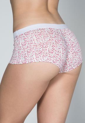 Imagem de Calcinha Lingerie Cueca Short Caleçon Boxer Feminina Renda