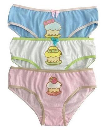 Imagem de Calcinha menina mocinha Kit Com 10 Tecido Leve Lindas Estampas