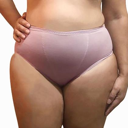 Imagem de Calcinha Plus Size Alta Pós Parto em Algodão Leve Compressão Linda Gestante