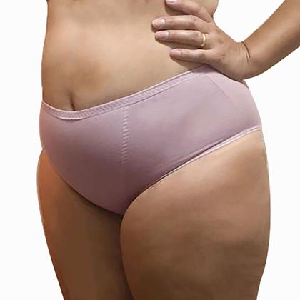 Imagem de Calcinha Plus Size Alta Pós Parto em Algodão Leve Compressão Linda Gestante