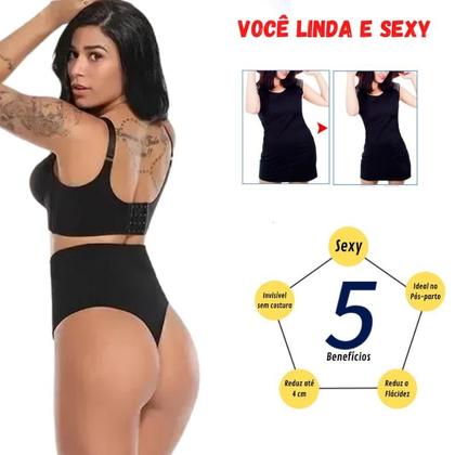 Imagem de Calcinha Redutora Medidas Modeladora Cintura Alta C55