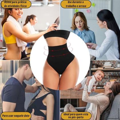 Imagem de Calcinha Redutora Medidas Modeladora Cintura Alta C55