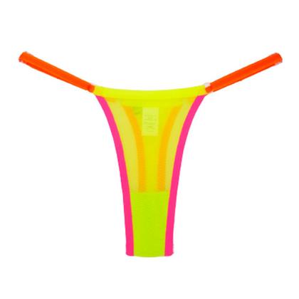 Imagem de Calcinha Sexy Em Tule e Elástico Colorido com Regulagem na Cintura - Larissa