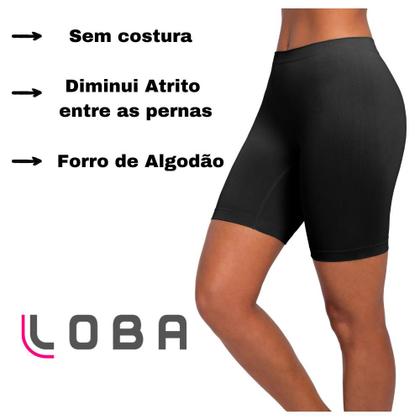 Imagem de Calcinha Short Lupo Sem Costura Segunda Pele Modeladora Boxer Loba Feminino Básica