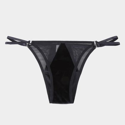 Imagem de Calcinha String Calvin Klein Veludo Tule