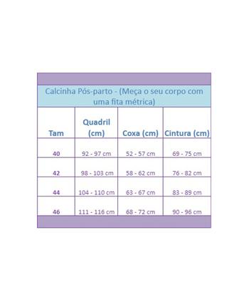 Imagem de Calcinha Super Alta do 40 ao 54 Conforto em Algodão