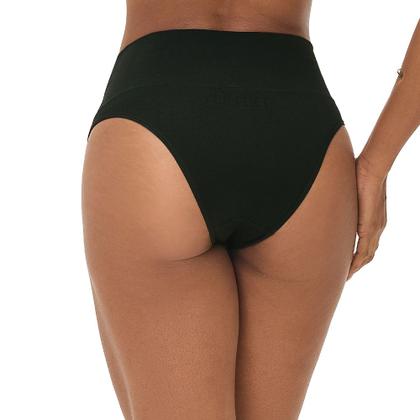 Imagem de Calcinha Tanga Cós Alto Microfibra Sem Costura Zee Rucci