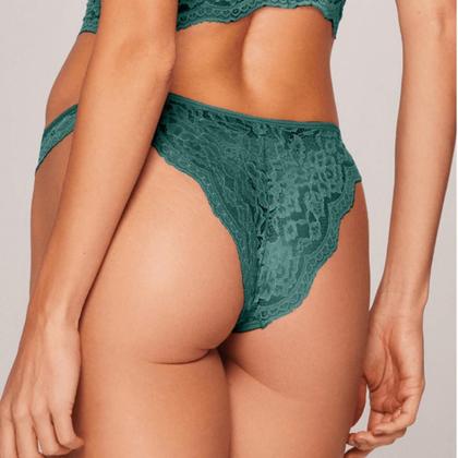 Imagem de Calcinha Tanga em Renda Kiss Me