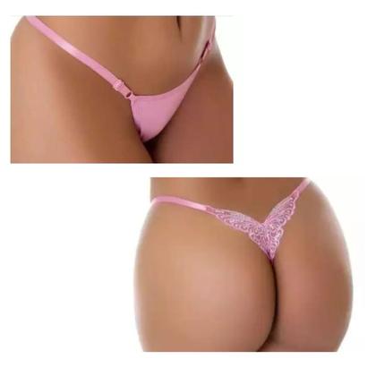 Imagem de Calcinha Tanga Fio Dental Borboleta Regulagem Empoderadas