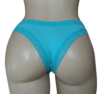 Imagem de Calcinha Tanga Malha Fria Total Conforto Básica Sensual 1059