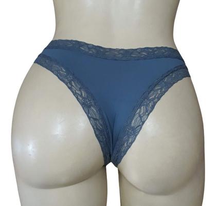 Imagem de Calcinha Tanga Malha Fria Total Conforto Básica Sensual 1059