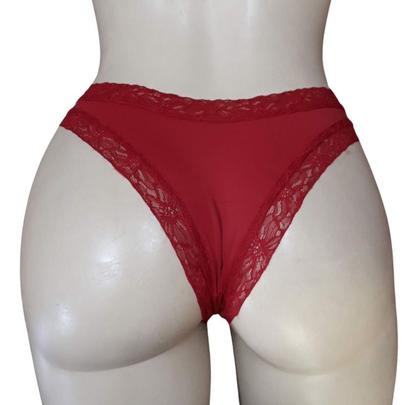 Imagem de Calcinha Tanga Malha Fria Total Conforto Básica Sensual 1059