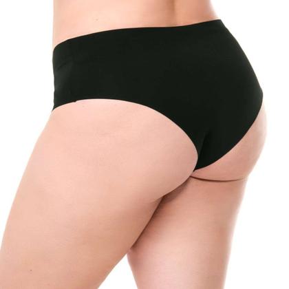 Imagem de Calcinha Tanga Plus Corte a Laser Preta