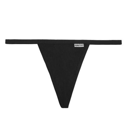 Imagem de Calcinhas De Algodão Femininas M-XL, Sexy, Estilo Biquíni, G-string De Baixa Cintura, Conjunto Com 3