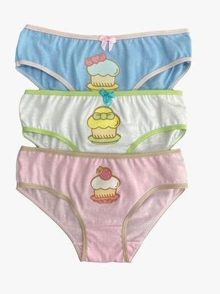 Imagem de Calcinhas Infantil Kit Com 10 Lindas Estampas Confortável