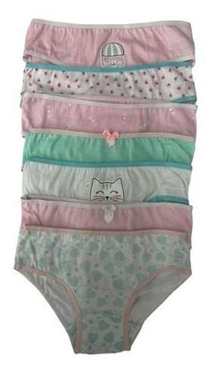 Imagem de Calcinhas Infantil Kit Com 10 Lindas Estampas Confortável