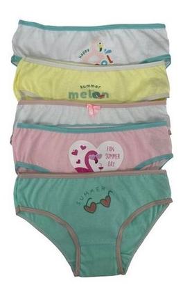 Imagem de Calcinhas Infantil Kit Com 10 Lindas Estampas Confortável