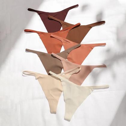 Imagem de Calcinhas T-back Sem Costura Para Mulheres, G-string Amigável À Pele