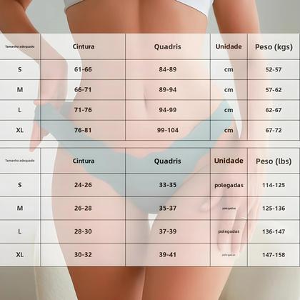 Imagem de Calcinhas Ultra Macias E Respiráveis De Baixa Cintura Sem Costura Para Mulheres 4 Peças G-String