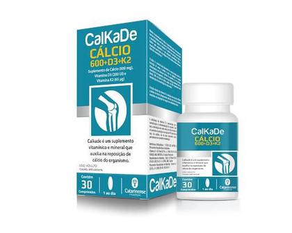 Imagem de Cálcio CalKaDe 600mg 60 comprimidos - Catarinense