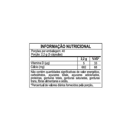 Imagem de Cálcio de Ostras com Vitamina D3 120caps Maltta  Kit 2 Frascos