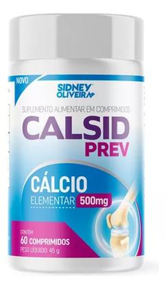 Imagem de Calcio Sem Vitamina D Puro Elementar 500mg Calsid Prev