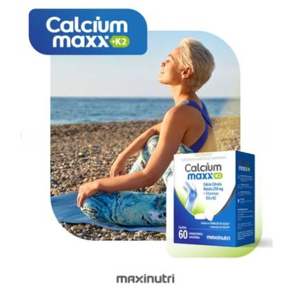 Imagem de Calcium Maxx Suplemento com Cálcio, Vitamina D3 e K2 - Maxinutri