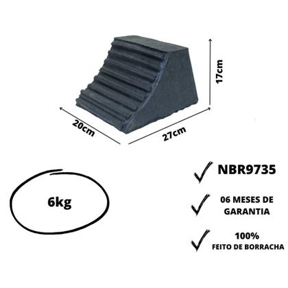 Imagem de Calço de roda NBR9735 - Perfectborr - Linha Pesada (02 unidades)