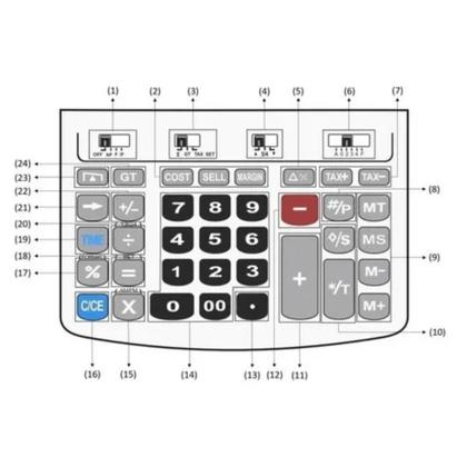 Imagem de Calculadora Bobina Elgin Mr 6125 Cor Branco