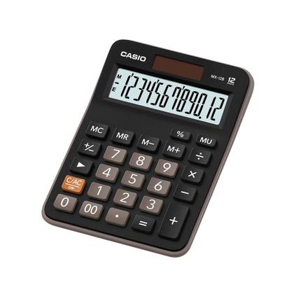 Imagem de Calculadora Casio de mesa visor XL, 12 dígitos e alimentação dupla MX-12B