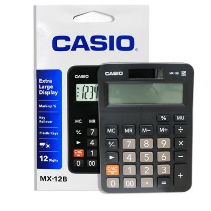 Imagem de Calculadora Casio de mesa visor XL, 12 dígitos e alimentação dupla MX-12B