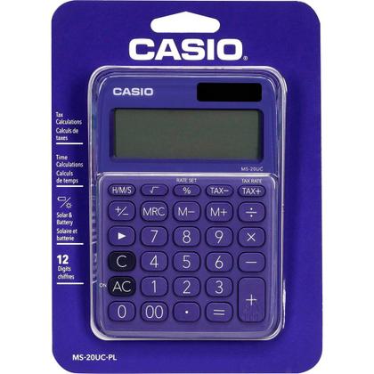 Imagem de Calculadora Casio MS-20UC-PL - 12 Digitos - Roxo