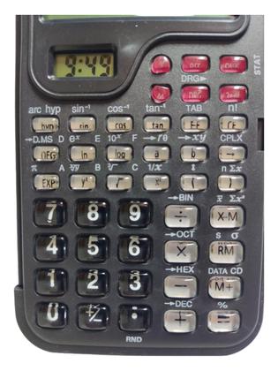 Imagem de Calculadora Científica 10 Dígitos Ps-105a - Hoopson possui o proprio estojo