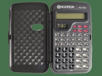 Imagem de Calculadora Científica 10 Dígitos Ps-105a - Hoopson possui o proprio estojo